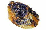 Sparkling Azurite Crystal Cluster - Laos #162597-1